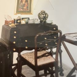 Antique Desk And Chair