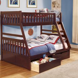 Bunk Bed With Storage Box 