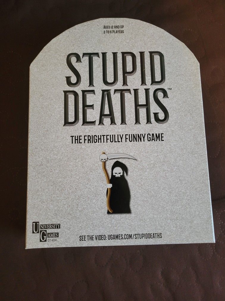 Stupid Deaths Board Game (Ages 12+)