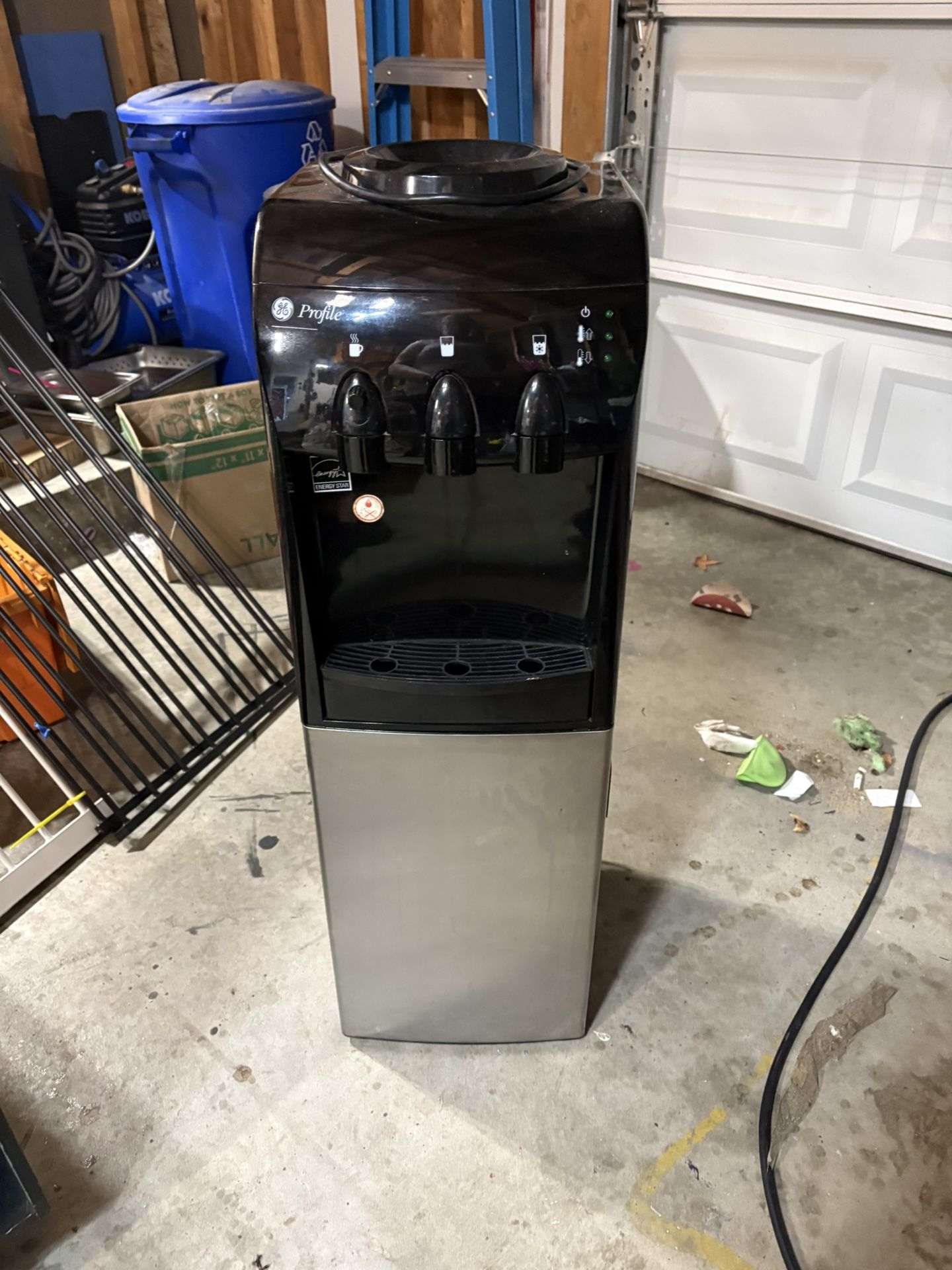 Top Load Water Cooler With Mini Fridge 