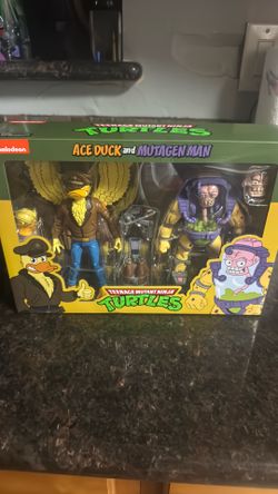 Teenage Mutant Ninja Turtles, a duck and mutagen man