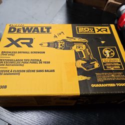 DEWALT
XR 20V MAX Lithium-Ion Cordless Brushless Screw Gun (Tool Only)