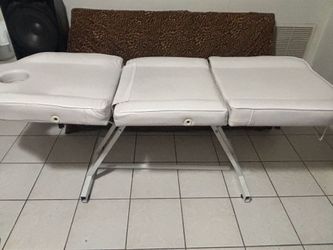 White Folding Massage Table
