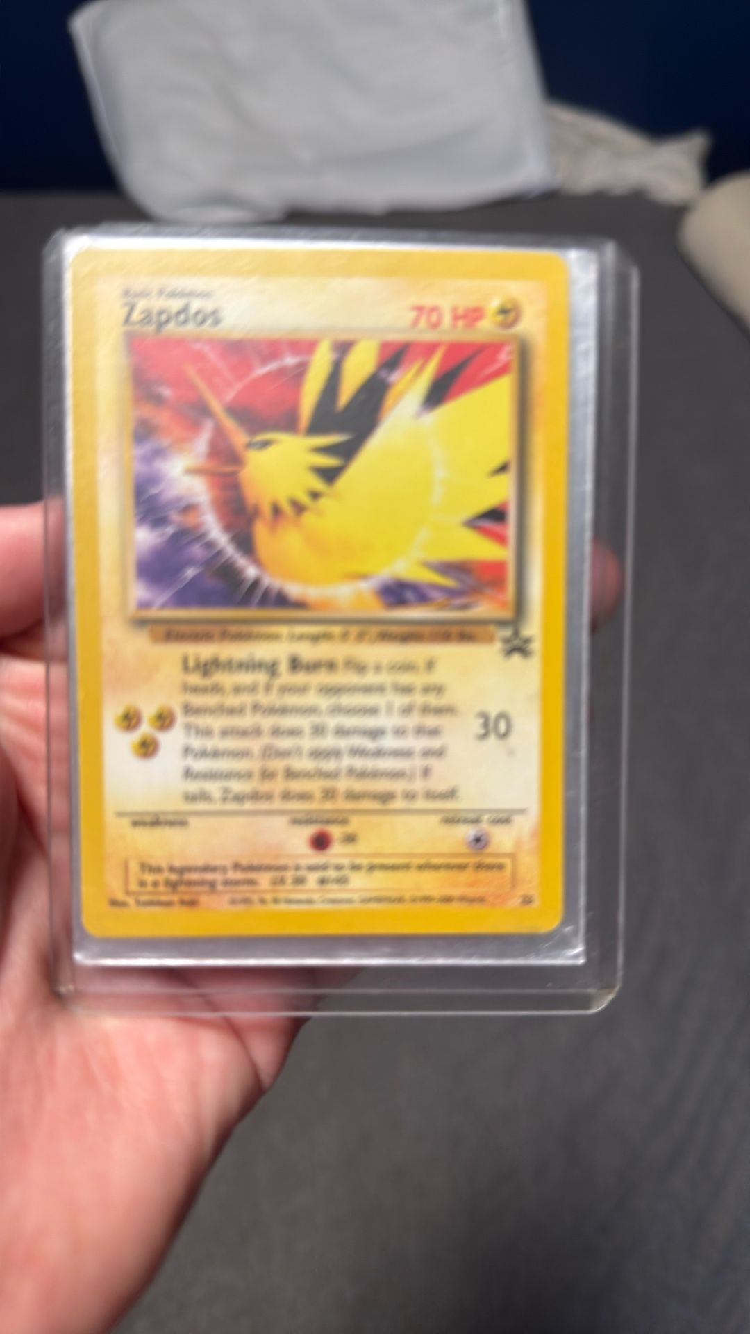 Zapdos Pokémon Card Basic Edition