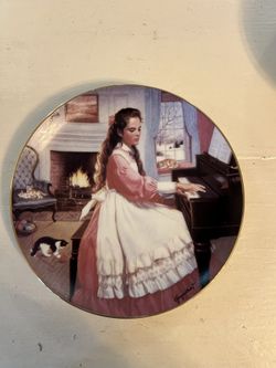 8” wall plate vintage