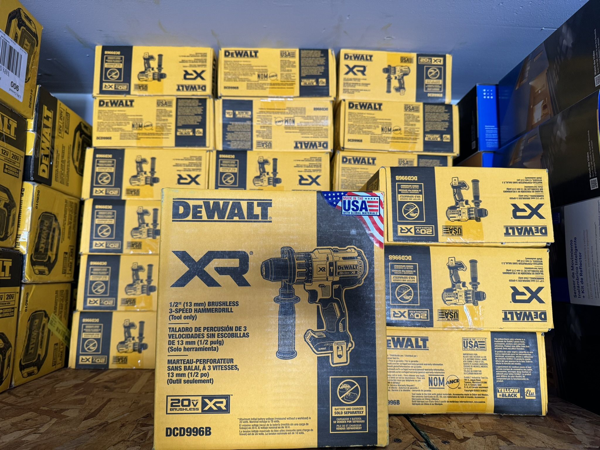 DEWALT 20V MAX XR Cordless Brushless 3-Speed 1/2 in. Hammer Drill (Tool Only)