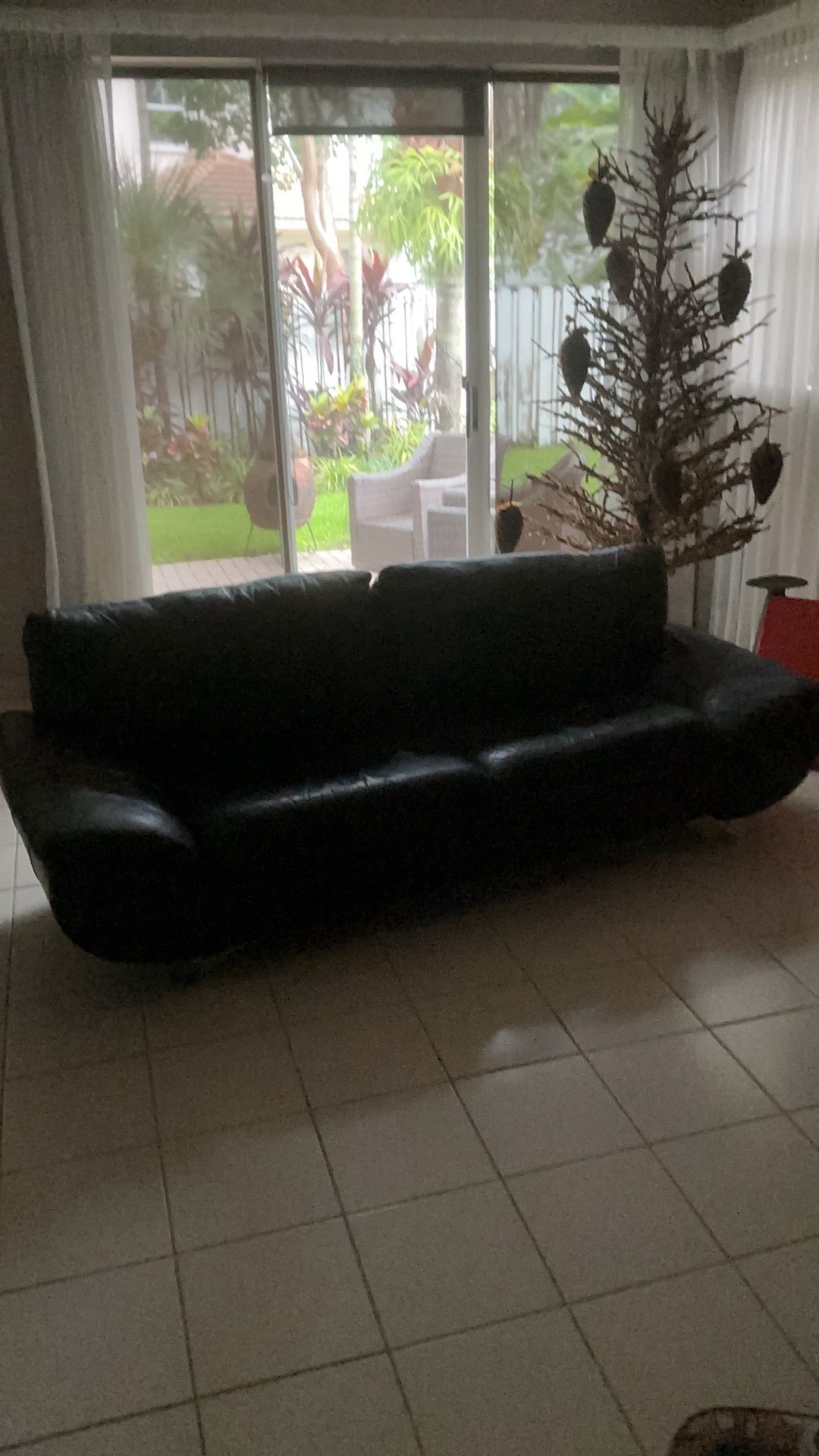 Black couch