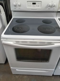 Glass top stove