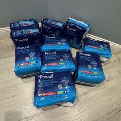 Vendo 10 Bolsas Daipers Prevail Daily Underwear