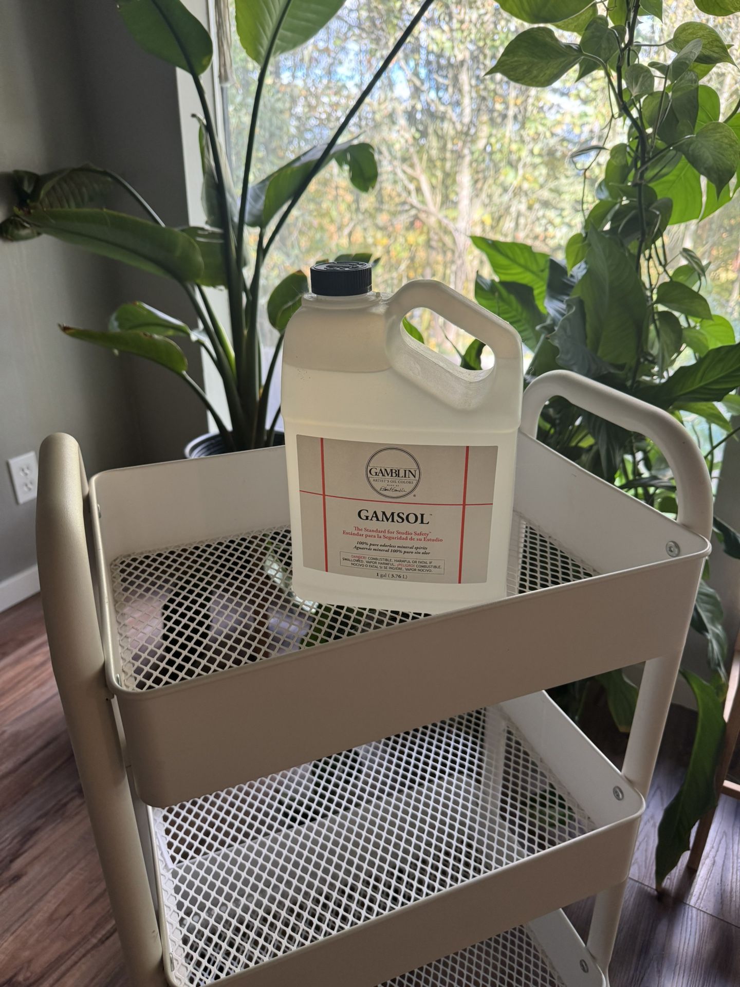 Gamblin Gamsol Mineral Spirits - Nearly A Gallon