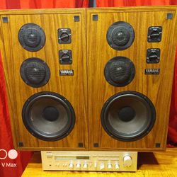 Yamaha Stereo Set Yamaha R 900 Receiver+ Yamaha NS8 Speakers 