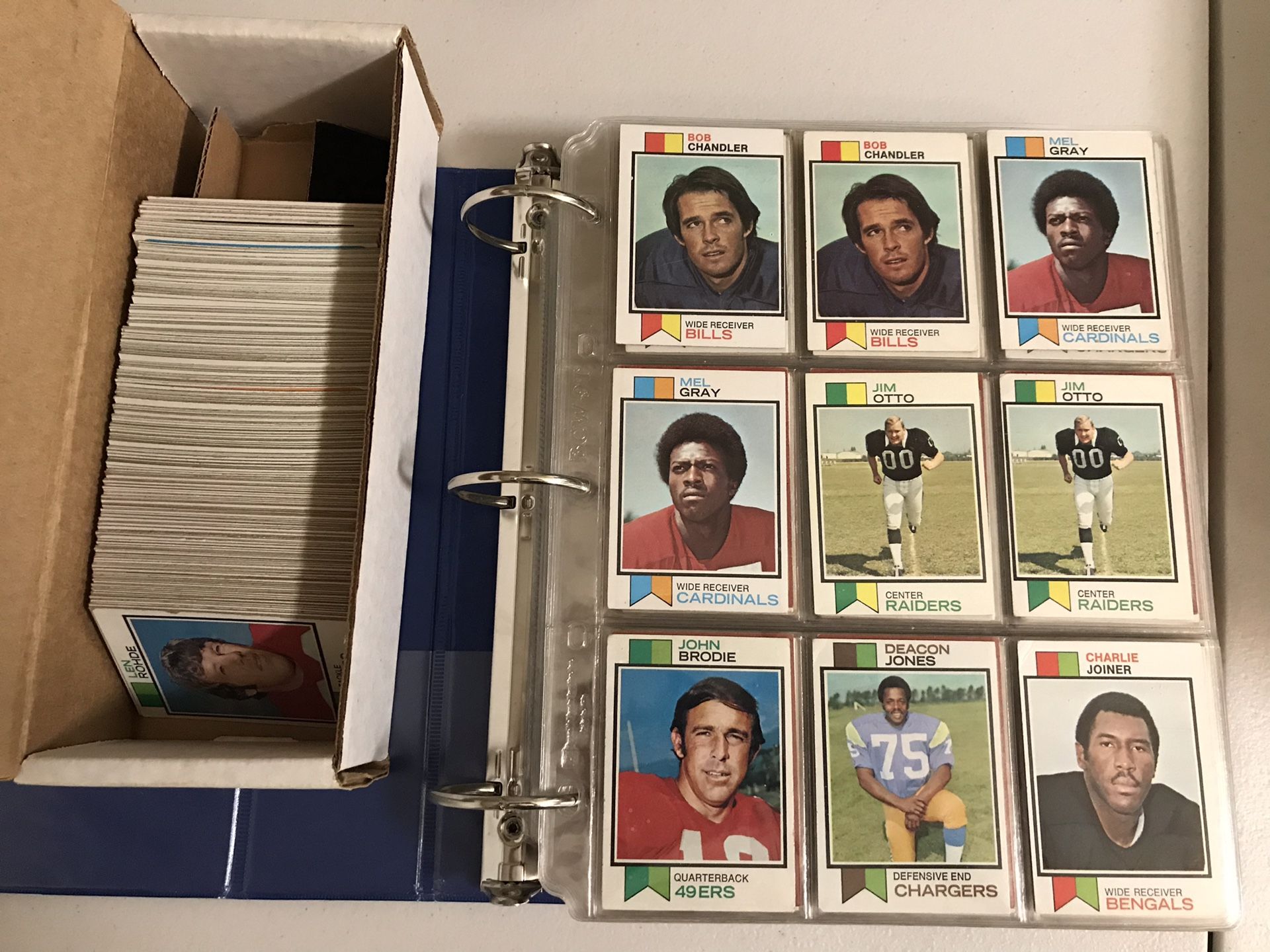 Lot of Vintage Football and Baseball Cards