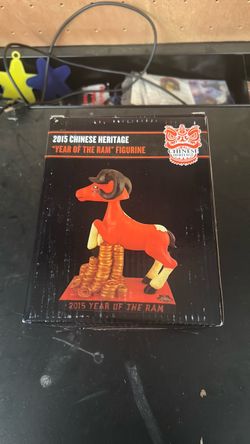 2015 Chinese Heritage Year of the Ram Figurine