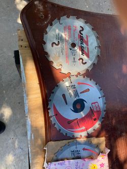 3 hojas para su serrucho de 7 1/4” nuevas $ 5.00 cada una