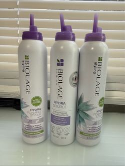 Biolage Hydrating Hair Mousse – Set of 3 – Cruelty-Free