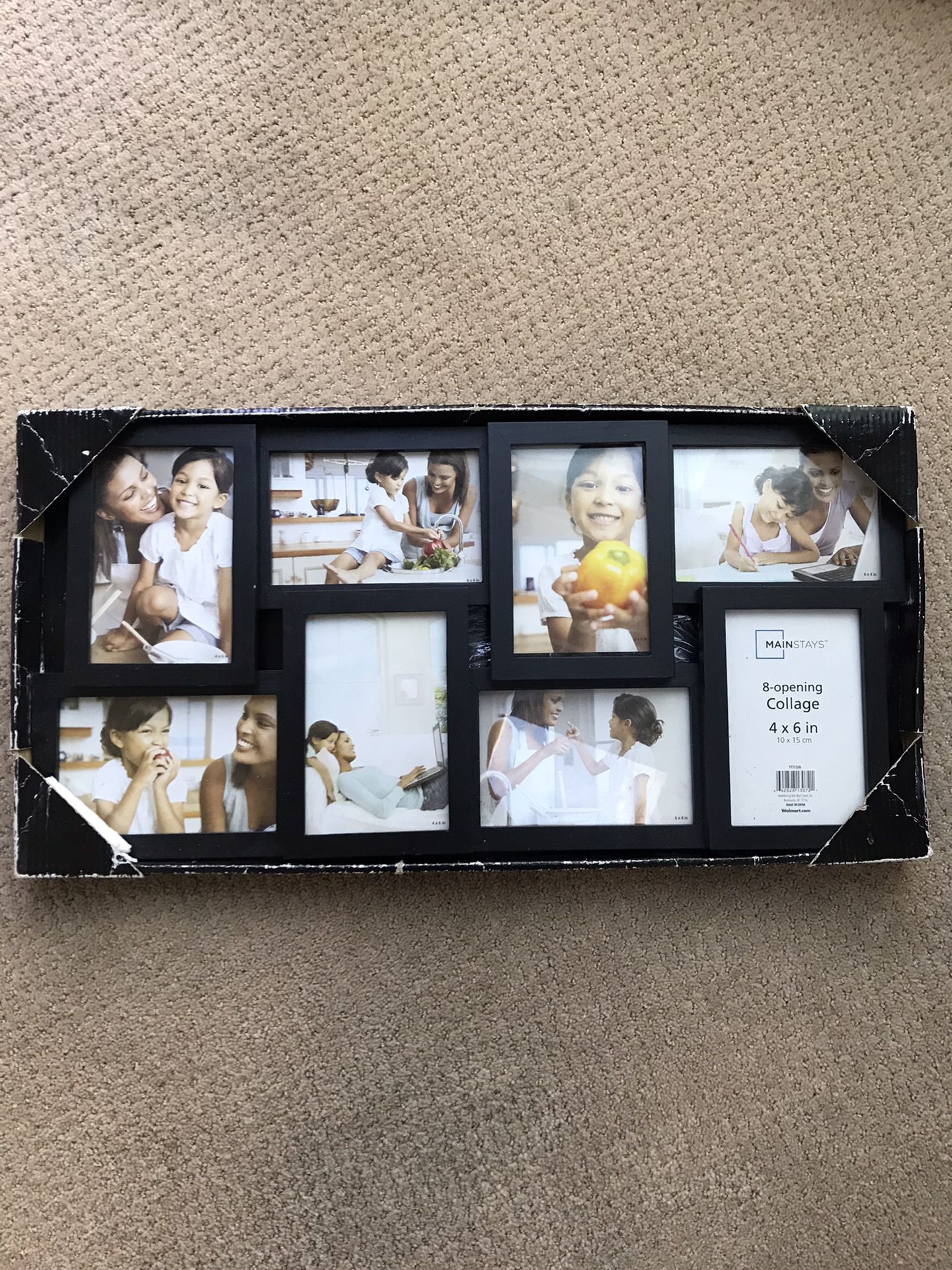 8-opening collage frame 4x6 in each