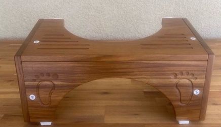 wooden potty stool
