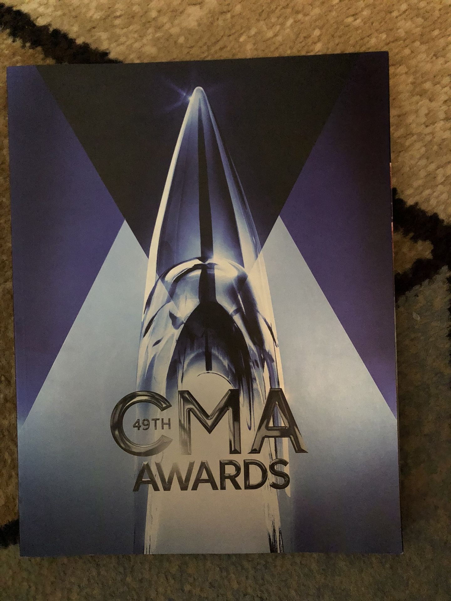 Official 49th CMA Awards Show Program