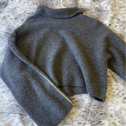 top shop long sleeve crop size US 2