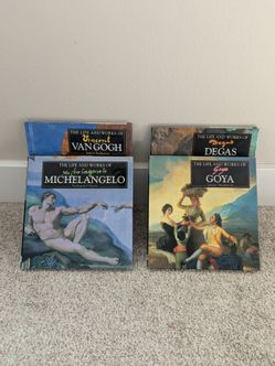 The Life and Works of Art Books Set of 4