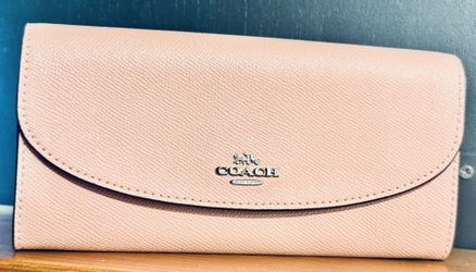 COACH PINK LEATHER WALLET