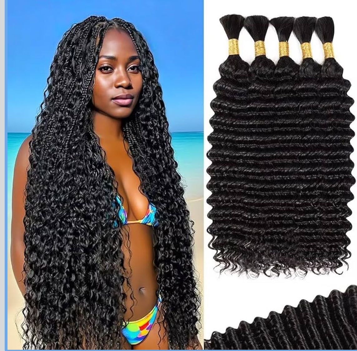 Human Braiding Hair
