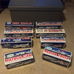 8 Brand New Hess Trucks