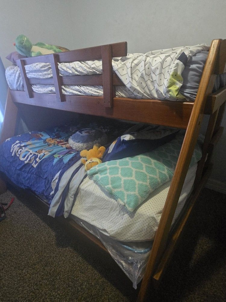 Solid Oak Bunk Bed