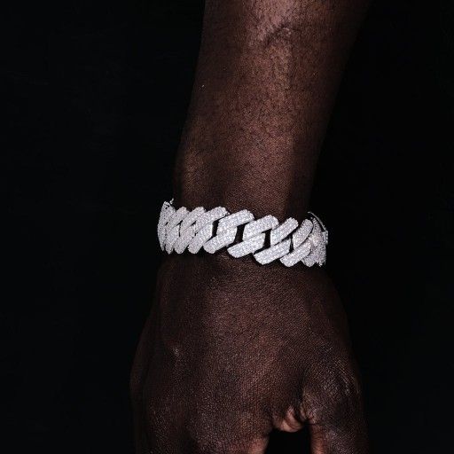 Cuban Link Diamond Bracelet 