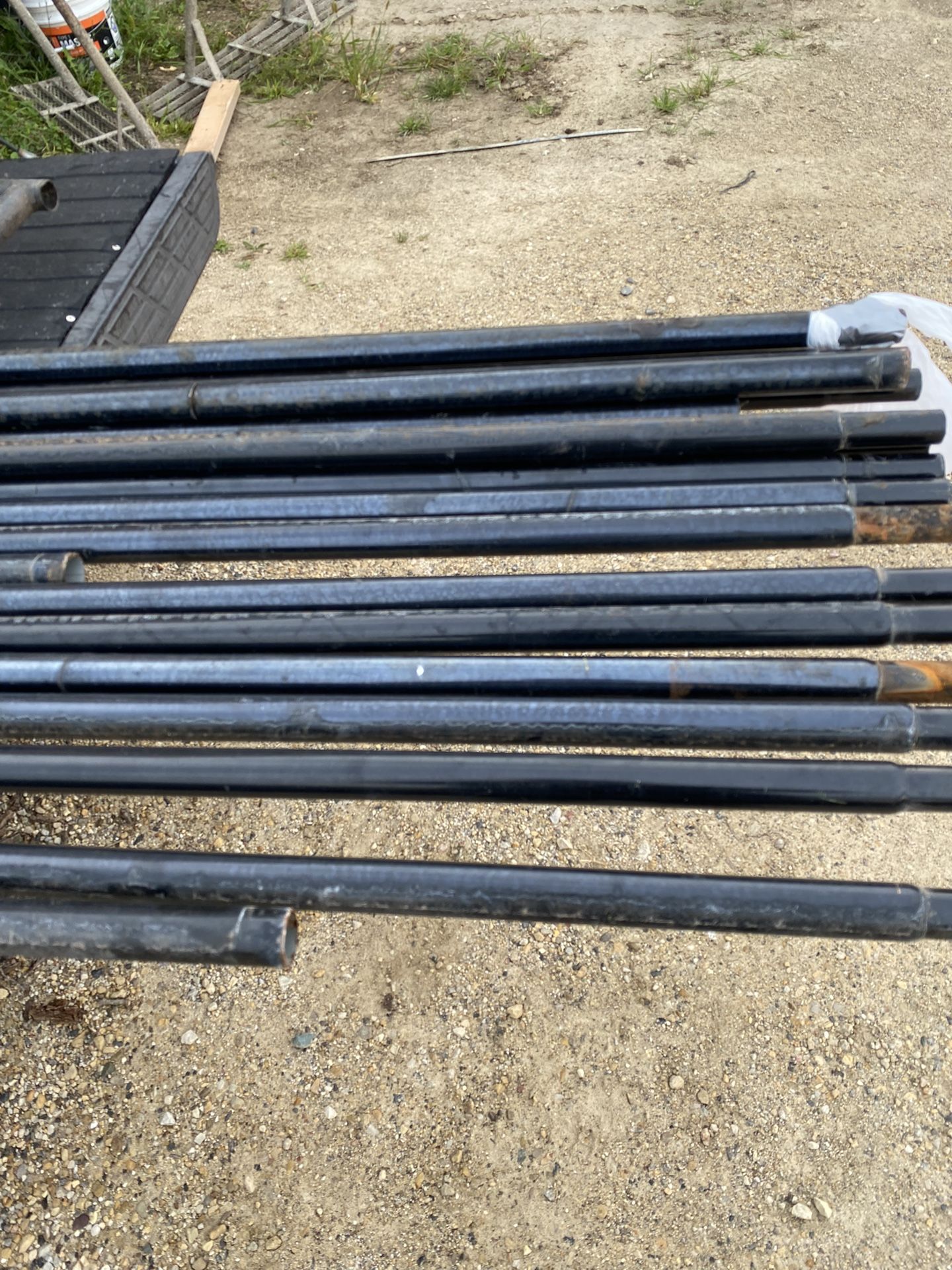 Merchants Metals 4-ft H x 50-ft W 9 -Gauge Black Galvanized steel Chain Link Fence Fabric