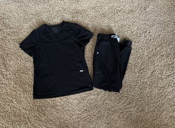 Figs Black Scrub Set Small Petite