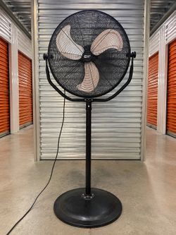 Commercial Heavy-Duty Pedestal Fan – High Velocity –