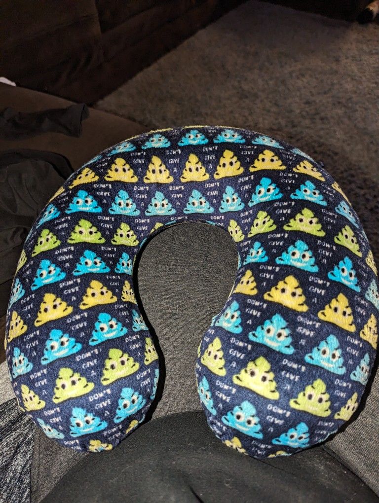 Poop Neck Pillow New