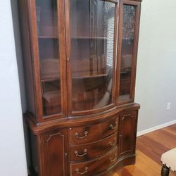 China Hutch With Glass Doors