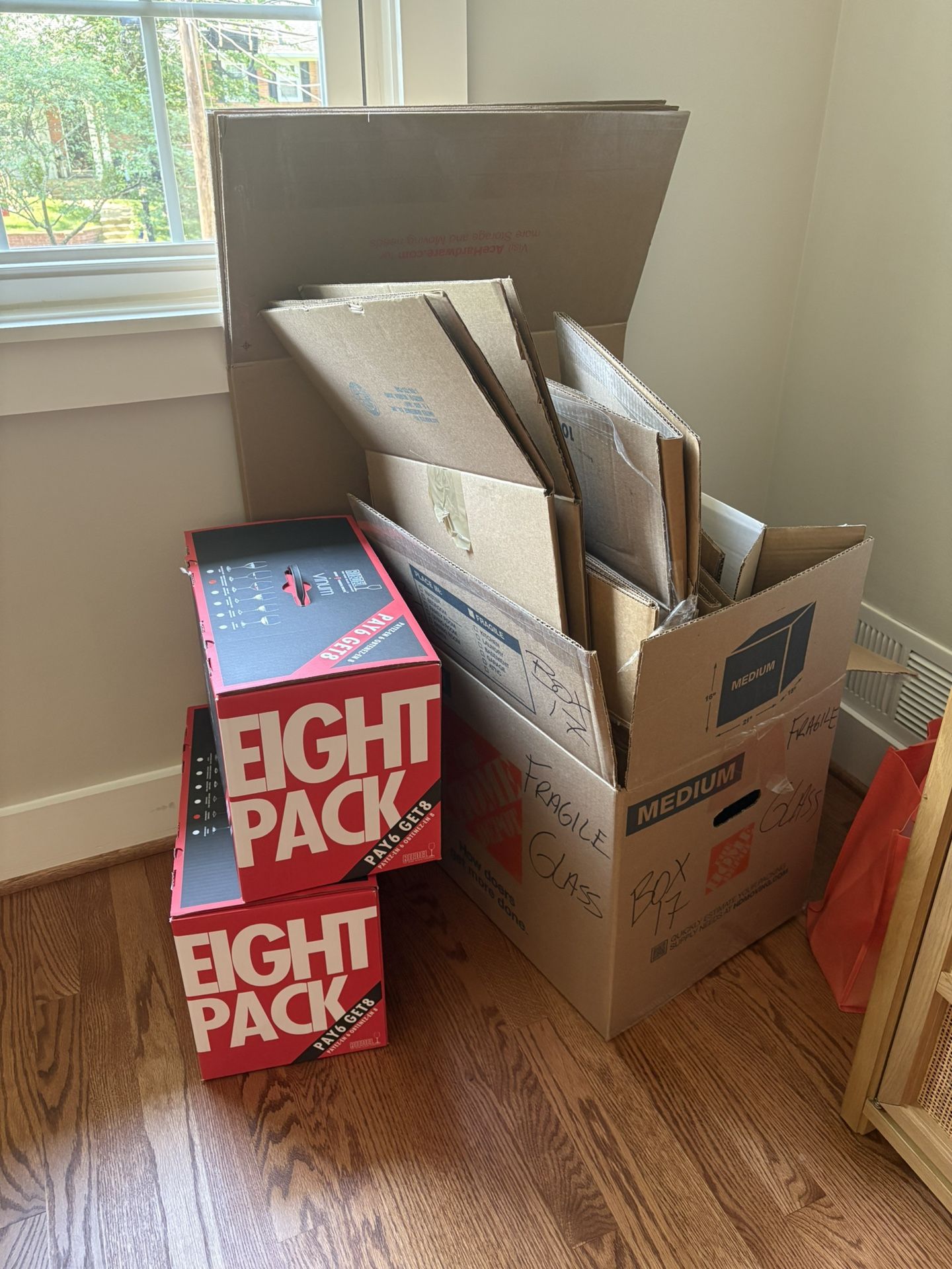 Free - Moving Boxes (including TV box) 