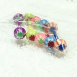 Plastic Tongue Rings Body Piercing 5pcs