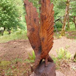 Chainsaw Carved American Eagle