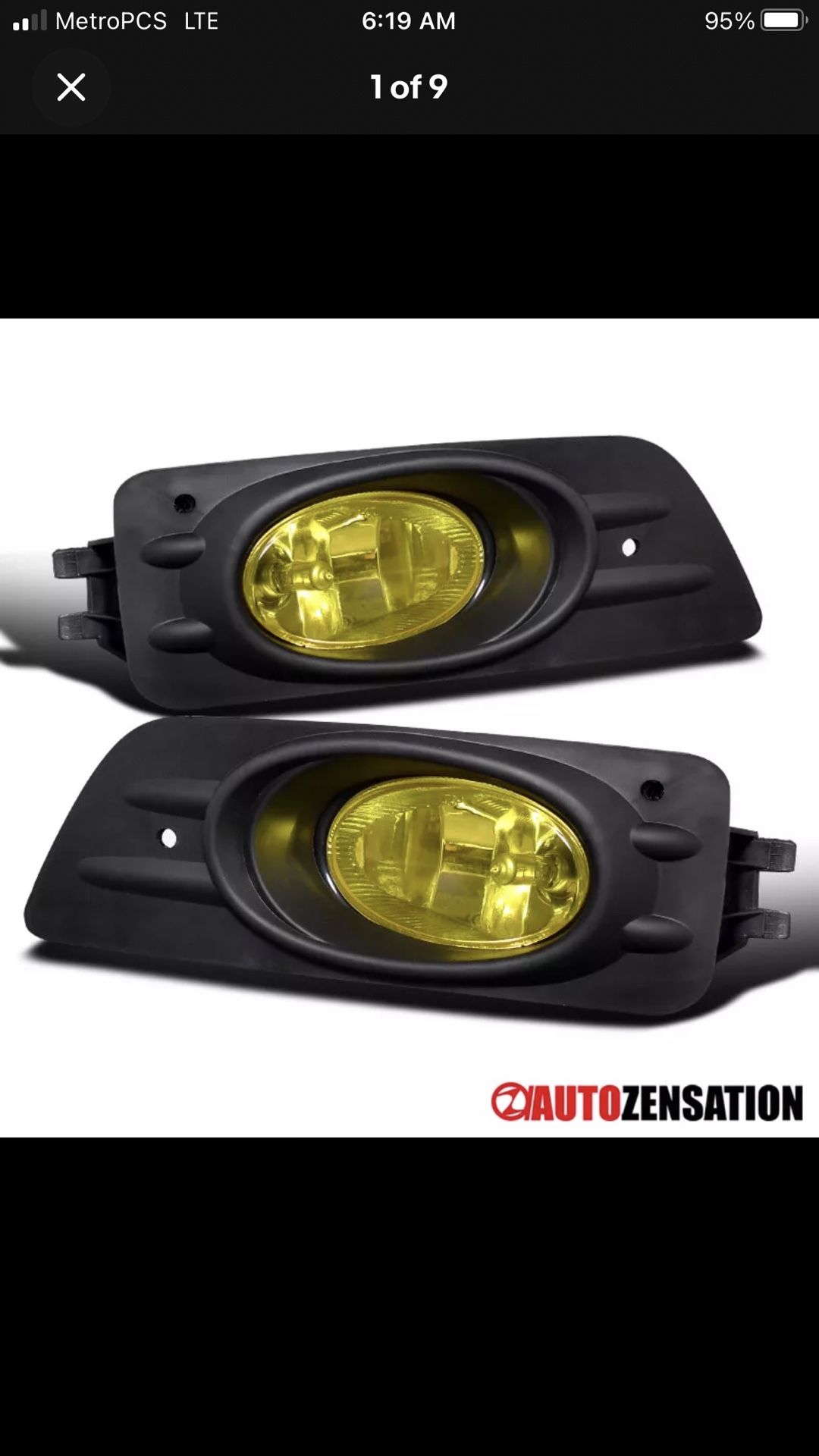 06-07 Honda Accord Fog lights