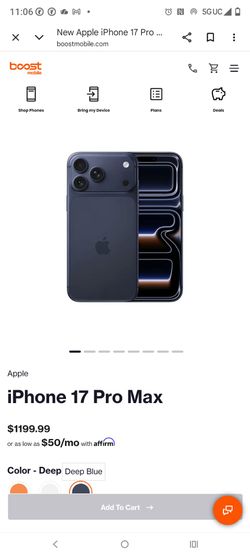 iPhone 17 pro max