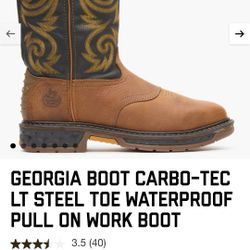 Steel Toe Work Boots 