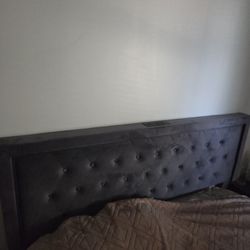 Bed Frame With A New Mattress 