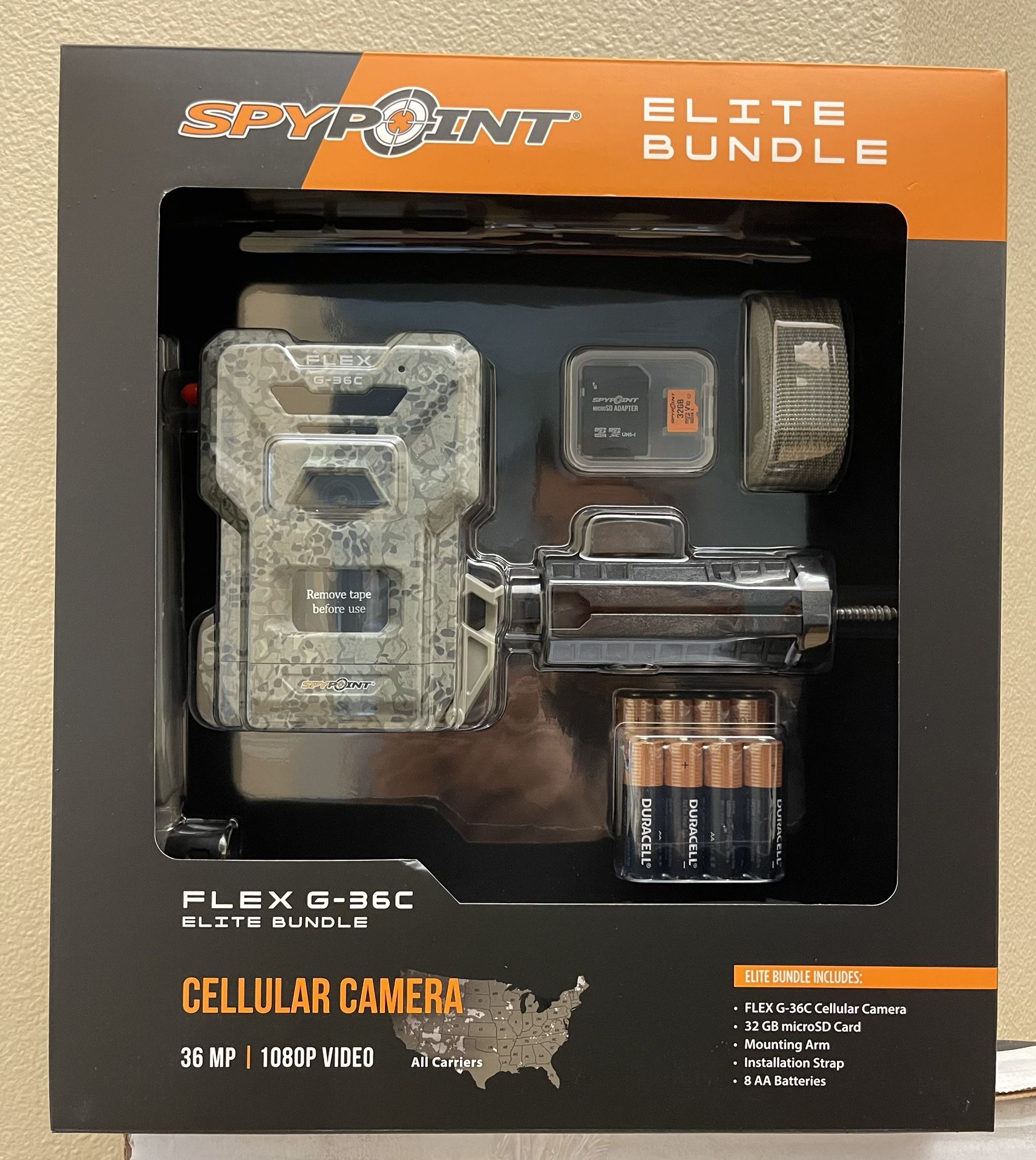 [New In Box] SpyPoint Elite Bundle Flex G-36C Cellular Camera
