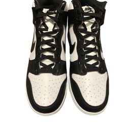 Nike Dunk Hi Retro Unisex Size 9 & 10.5 Color Black / White
