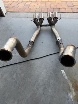 Hooker muffler delete for 2010- 2013 C6 Corvette