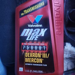 2 Quarts Of Max Life Automatic Transmission Fluid