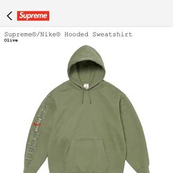 Supreme Nike Olive hoodie