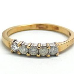Ladies Diamond/10K Wedding Band