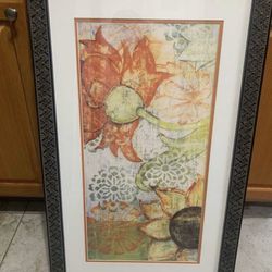 16.75x28.75 framed layered wall art