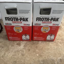 Froth-Pak 200 spray foam insulation