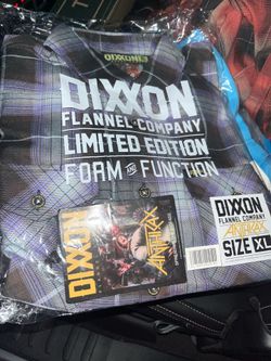 DIXXON FLANNEL! ANTHRAX XL